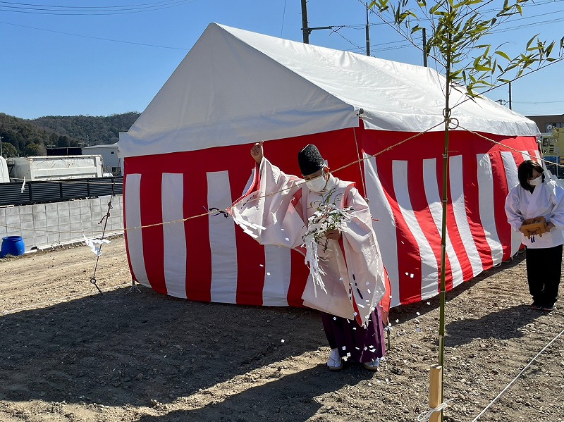 広畑区蒲田で地鎮祭を行いました。 アイキャッチ画像