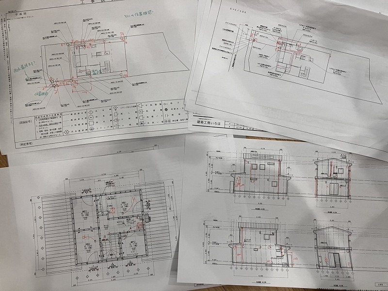竣工図チェック！！明石の現場へ。 画像