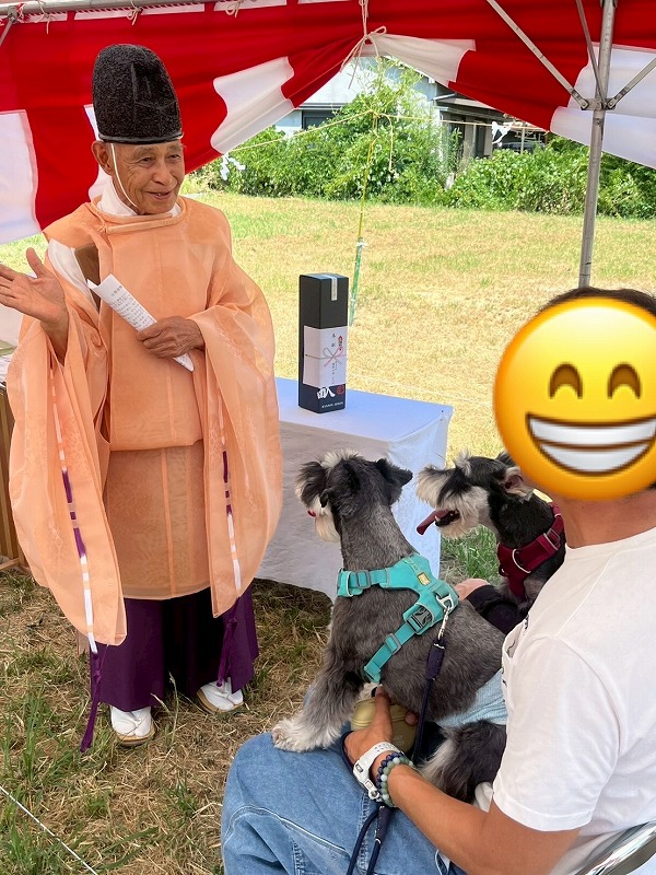 お盆休み直前！加古川市で地鎮祭を行いました 画像