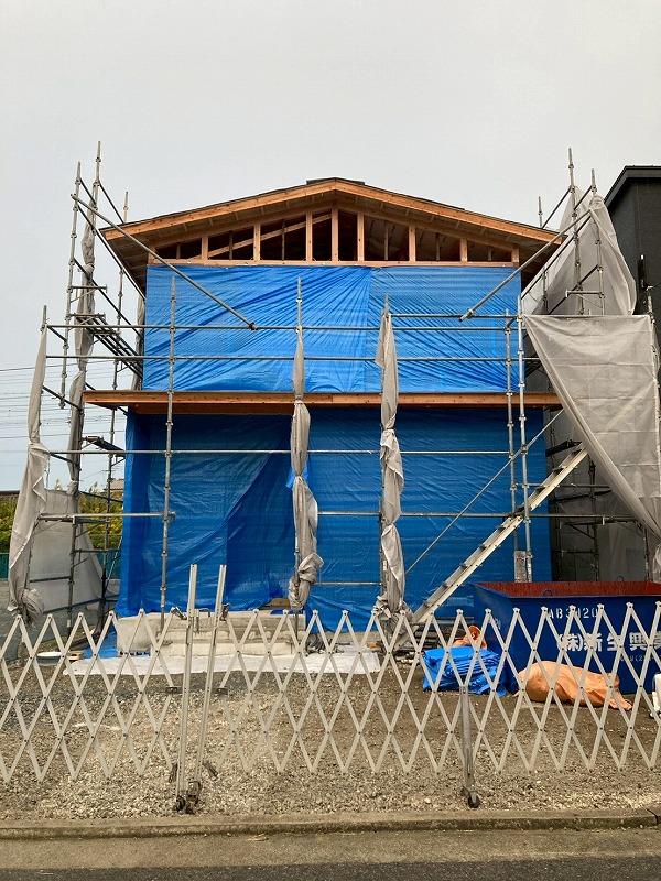 加古川にて上棟させて頂きました