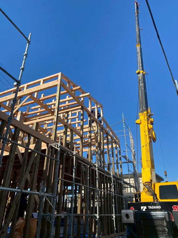 姫路で上棟させて頂きました